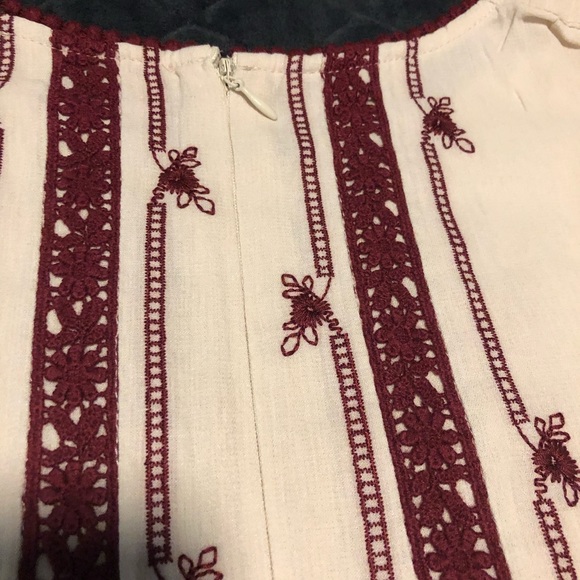 Women’s midi dress CROCHET TRIM DETAILS 3/4 SLEEVE - Picture 6 of 11